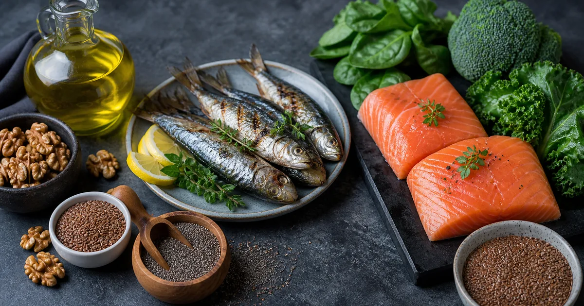 Pesce, noci e semi come fonti alimentari associate agli omega 3